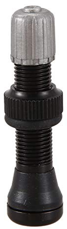 TOBEOME VáLvula Tubeless VáLvula de Bicicleta para Carretera Bicicleta NeumáTicos Sin CáMara NúCleo de LatóN VáStago de AleacióN Sellador Sin CáMara Compatible Negro