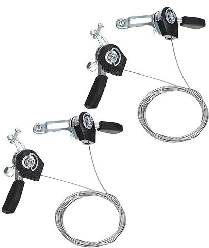 MUSISALY 2 Stück Fahrrad-schalthebel Links Und Rechts Ersatz Schalthebel Für Mountainbike-gang Aus Edelstahl Und Aluminiumlegierung Leichtgängig Ergonomisches Design