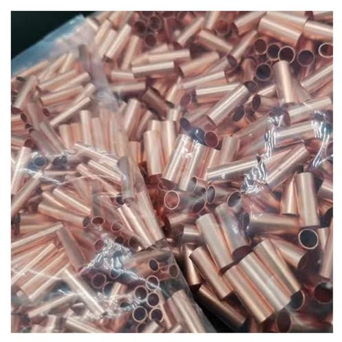 QMKADFQXF 100Pcs Copper Connecting Pipe Wire Joint Small Copper Tube Terminal Cable Lug Connection Tube Wire Connector(100PCS 1.5mm)