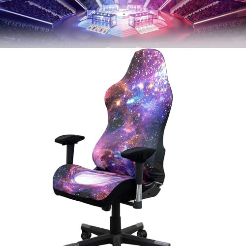 Tedkoo Fundas para sillas de Juego, Estirable Protector de Silla Gamer con Funda para reposabrazos para Oficina Gaming Racing(Sin Silla)(Gaming Motif D)
