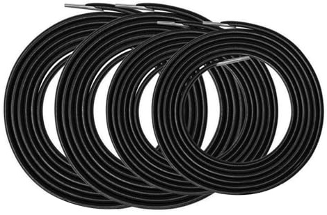 kdkskss Cordon De Remplacement pour Chaise De Gravité Zéro - 4 Pièces Preche À Déjeuner Couche De Chaise Pliante Corche, Outil De Réparation De Cordon Élastique Élastique pour Chaises Longues - Noir