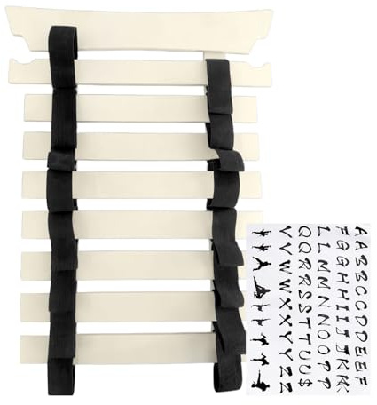 Generico Ceinture de Martiaux - Organisateur Aikido de Karaté, Affichage | La Collection du Championnat Exposition Un Cadre, Rack de Gaudo Karates Judo, Rack pour souvenirs pour Autocollants Bonus