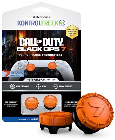 KontrolFreek Call of Duty Edition Gommini per Controller PS5 | Performance Thumbsticks Ufficiali per PS5 & PS4 | 2x Mid-Rise per Mira Precisa