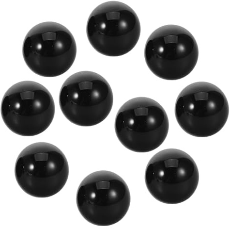jojofuny 10Pcs Black 15Mm Perfume Bottle Round Caps Compatible with 17.2Mm Spray Heads Replacement Perfume Ball Top Covers for Fragrance Spray Bottles