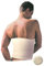DELUXE Angora & Merino Rückenwärmer, Nierenwärmer, Wärmegürtel für Damen und Herren, Nierengurt, Nierenschutz, Thermo Gurt, Leibwärmer aus Wolle (L)