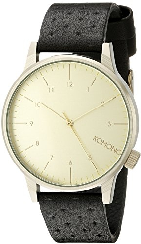Komono Reloj Analógico de Cuarzo Unisex con Correa de Cuero – KOM-W2002