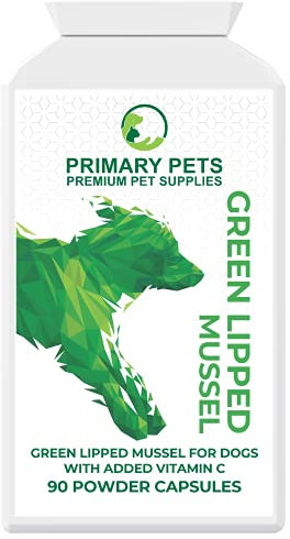 Green Lipped Mussel for Dogs, 90 Powder Capsules, Natural Omega 3 Joint Supplements for Dogs, Premium New Zealand Mussel to Support Mobility and Daily Vitality