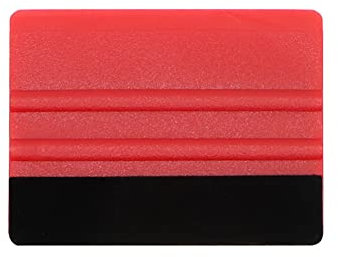 Auto Folienrakel, 10cmx7.6cm Rakel mit Filzkante Filzrakel Profi Folierungs Werkzeug Kunststoff-Filz-Rakel Auto Tönungsfolienrakel für Tönungsfolien Fliesenaufklebern Autofolierung Möbelfolierung