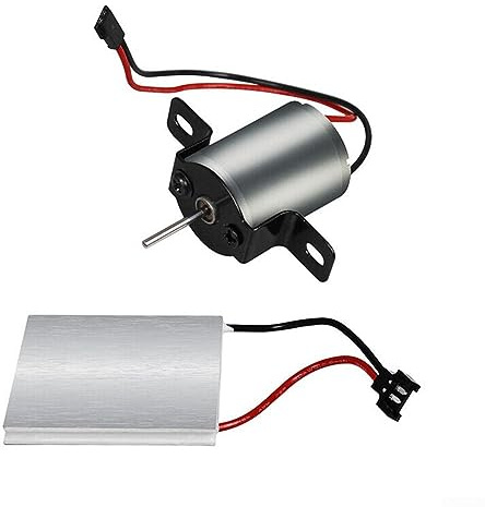 Oniissy Kaminventilator Motor Zubehör Motor und Stromerzeugungsblatt, für wärmebetriebenen Ofenventilator für Holz/Holzbrenner/Kamin Ersatz Elektromotor Kit