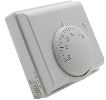 DollaTek Thermostat Underfloor Heating Mechanical Room Temperature Controller Thermostat with Switch for Central Air Conditioning (220 V)