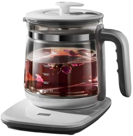 brûleurs d'eau, théières, Bouilloire électrique 1,8 l grande capacité multifonction cuisson thé soupe fleur théière électrique ragoût nid d’oiseau Pot bouilloire électrique