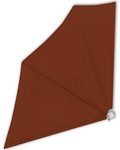 Gecheer Toldo Exterior Toldo Lateral Plegable de balcón Color Terracota 140x140 cm,Protección Rayos UV para Exteriores,Pergola,Jardín,Terrazas,Type 1