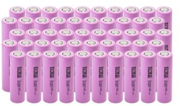 Green Cell Pilas Recargables 50GC18650NMC26 2600 mAh 3,6 V 18650 (50 Unidades)