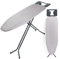 OurHouse Classic Adjustable Ironing Board - Durable, Lightweight, 2 Height Options, 100% Cotton Cover with 8mm Foam Pad, Easy Fold for Storage, Sturdy Steel Frame, Anti-Slip Feet, 131cm Board Size