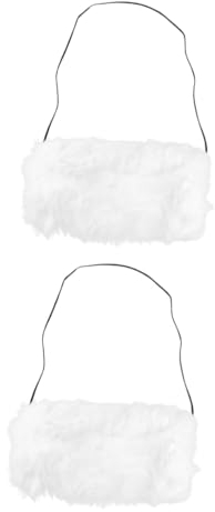 VANZACK 2stücke Faux Fur Handwärmer Für Damen Winterliche Arm-Muffs Aus Kunstfell Wärmende Handmuffs Für Kalte Tage Für Reisen Und Freizeit Perfektes Accessoire Für Stilvolle