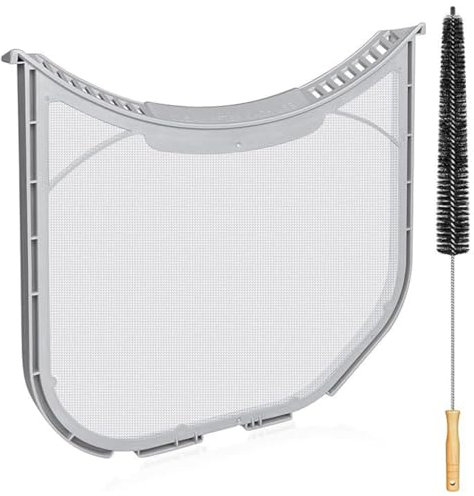 Dryer Maintenance Set Fiber Filter and Brush Dryer Lint Catcher Fiber Dryer Screen Appliance Parts for Pet Owners
