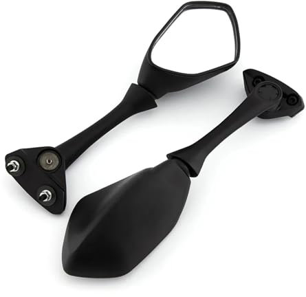 PRFGSGVBV Seite Rückspiegel 1 Paar Für S&uzu-ki GSXR1000 G&SX-R 1000 2017 2018 2019 G&SX-R 150 20 Motorrad Blinker Anzeige Rück Verkleidung Montieren Seite Spiegel Lenkerendenspiegel