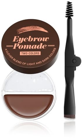 Zweifarbige Augenbrauen Pomade 2-in-1-Brauen Pomade Mit Pinsel Natürliches Augenbrauen Make Up Für Alle Hauttypen Und Töne