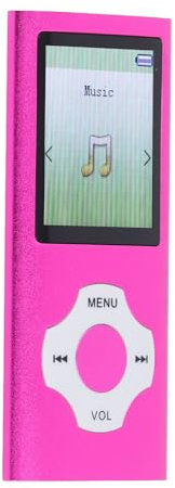 32GB MP3 Player MP4 Player with .8 I Screen, Portable HiFi Music Player for Picture Video Ce Recorder E Book, Ports Up to 28GB - Eat for Music Enthusiasts! (Purple)