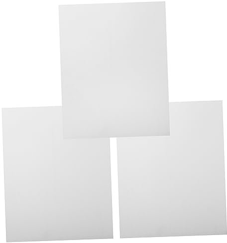 NUOBESTY Sublimations Aluminiumplatten Weiß 3 Stück Langlebig und Bruchsicher für Wandposter und Fotoschilder für Selbstgemacht Projekte und Individuelle Geschenke
