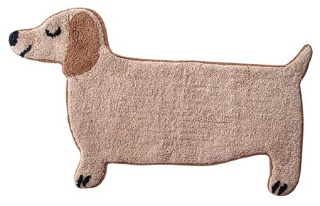 Sass & Belle Badematte mit Dackel-Motiv