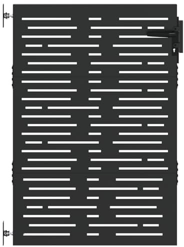 vidaXL Cancello da Giardino - Un'entrata Elegante e Moderna Che Rende Il Tuo Ingresso più Sicuro. Resistente a Qualsiasi Clima, Non arrugginisce e Non scolorisce Facilmente.