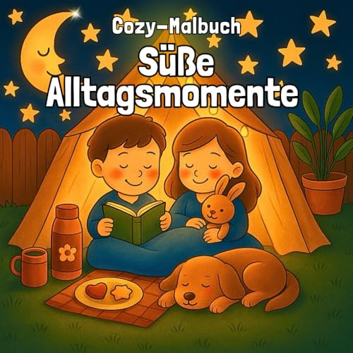 Cozy-Malbuch - Süße Alltagsmomente