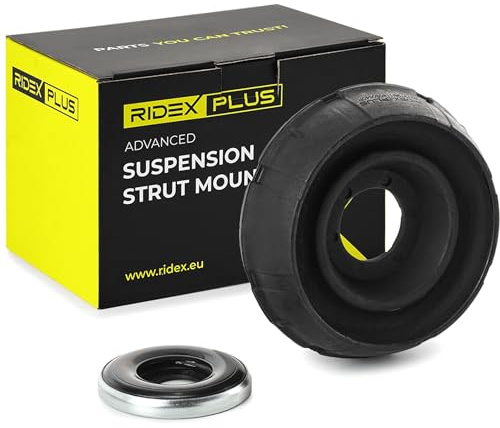 RIDEX PLUS 1180S0540P Coupelle d'amortisseur des deux côtés de l'Avant avec roulement Compatible avec DACIA DUSTER