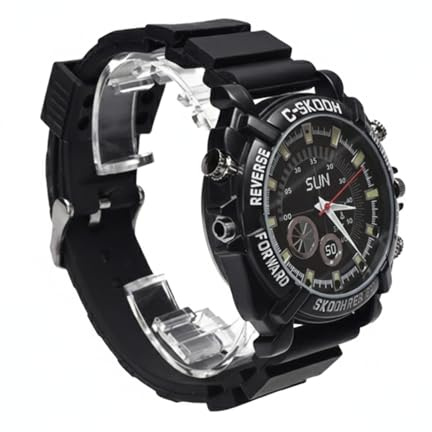 WIWACAM 2025-gen 1080P Full HD Kamera Uhr Kamerauhr, mit 32GB Speicher, Infrarot Nachtsicht Mini Kamera