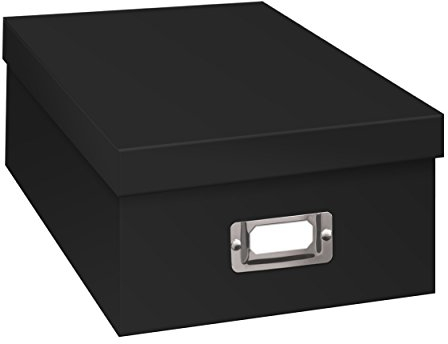 Pioneer Photo Albums Photo Storage Box, Black