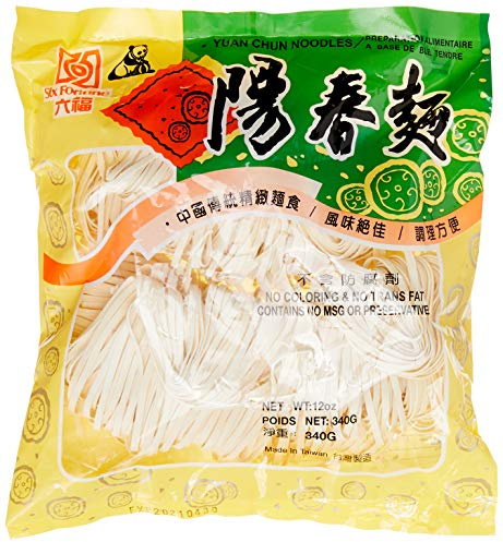 Six Fortune Paquete de Noodles Secos (Young Chun) de 1 x 340 Gr 340 g