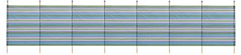 Yello Unisex WBL 8 POLE EXTRA TALL WINDBREAK STRIPES Windbreak Green , Green, 150 cm UK