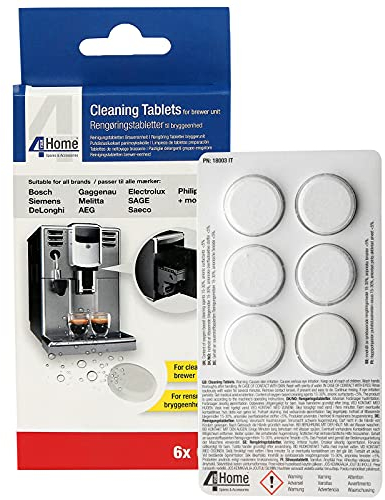Qualtex 6 Cleaning Tablets for Miele Coffee Brewer Systems