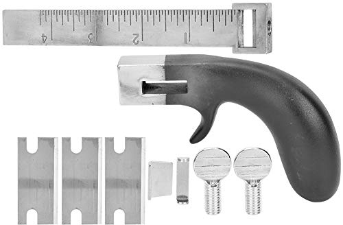 Cortador de correa de cuero profesional, herramienta desmontable con mango de aluminio para manualidades DIY