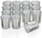 THE TWIDDLERS - 15 photophores en Verre moucheté de première qualité pour la décoration Romantique d'un dîner de Saint-Valentin ou d'une fête de Mariage, 5cm x 6cm (Argent)
