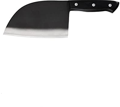 Couteau de cuisine Chef Boucher Coupage à la main Cuisine forgée Couteau de cuisine à la main Gardeau High Carbon Camping en plein air Camping Glossy Hunter Coffret Serbe (Color : H.matte single)