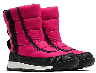 Sorel Whitney 2 Puffy Mid WP unisex – barn Snökängor, Cactus Pink/Black, 27 EU