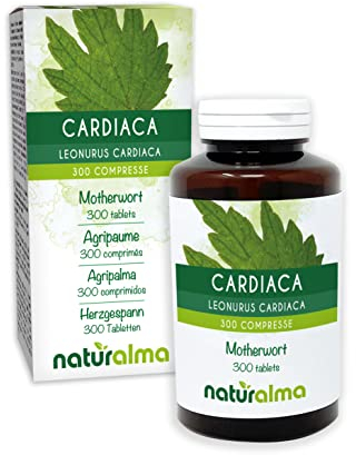 Hjärtstilla (Leonurus cardiaca) ört med blommor Naturalma - 150 g - 300 tabletter - Kosttillskott - Naturligt och Veganskt