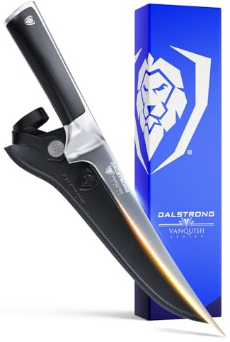 Dalstrong Fillet Knife - 7 inch - Vanquish Series - Forged High Carbon German Steel - POM Handle - Professional Kitchen Knife Gift - Razor Sharp Boning Knife - NSF Certified