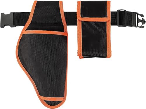 GOVNPJ Borsa per forbici elettriche, portautensili portatili, borse senza fili, marsupio da giardino con porta attrezzi per cintura, organizer