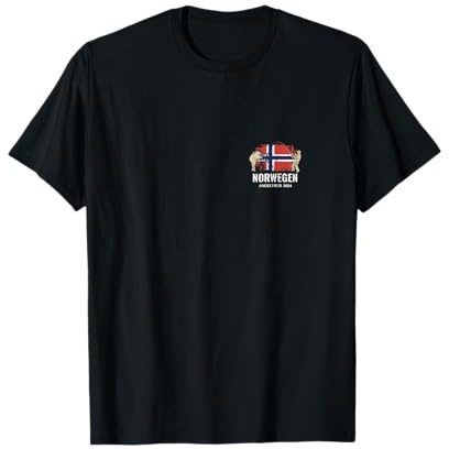 Norwegen Angeln 2024 Angler Design Norwegen Angeln T-Shirt