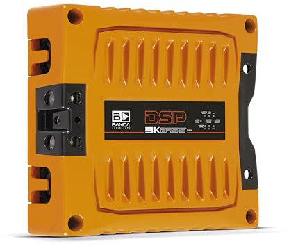 BANDA Audioparts DSP3K1ORANGEBASS Band Amplifier Module 3k1 3000wrms 1-Ohm 1 Channel Car Audio Amp DSP BASS Model with 3 Limiter Integrated Level Positions - DSP3K1ORANGE