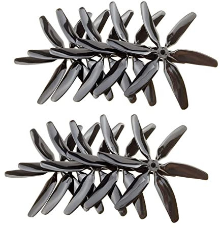 ROXENT 10 Stück 504060 5x4x6 6-Blatt Einfarbig CW CCW 5 Zoll Propellerblatt, for FPV Quadcopter Racing RC Drohnen Rahmen Kit Drohnen-Quadrocopter