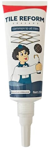 Tubo de relleno de lechada | Pintura para lechada de azulejos | Reparación de lechada impermeable | El tubo de relleno White Grouts está diseñado para restaurar, reparar y renovar juntas de