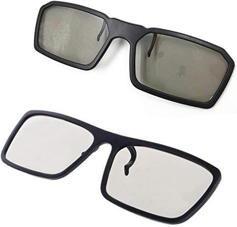 Gafas 3D polarizadas pasivas estéreo para cines, no se pueden utilizar proyectores 3D, de plástico