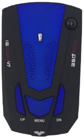 Car Radar Detector 16 Band 360 Auto Speed Alarm System Anti GPS Camera Laser Detector With Voice Alert(Blue)