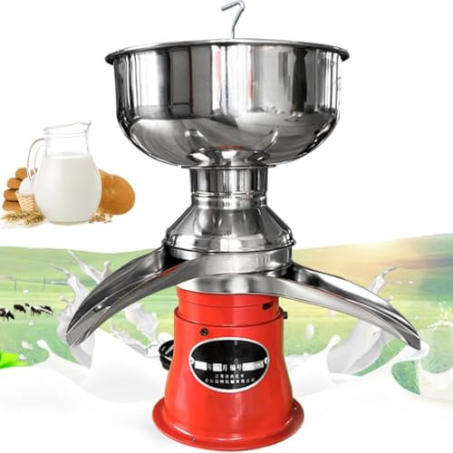 Separatore elettrico for panna fresca, macchina for separare burro di latte e panna da 50 l/h, separatore di burro for panna con capacità della ciotola di 8 litri for latte vaccino, separatore