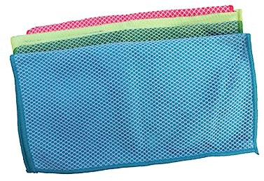 TOGEVAL 4pcs Fiber Kitchen Cloths Microfiber Cleaning Cloths Dusters for Cleaning Dishcloths Dust Random Color