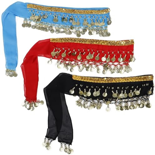 Holibanna Eleganter Hüftschal Mit Pailletten Hüfttuch Für Tanzauftritte Mit Bequemer Passform