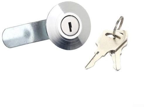 Serratura a camma con chiave per scatole di distribuzione, design per armadi elettrici e uso industriale (A)